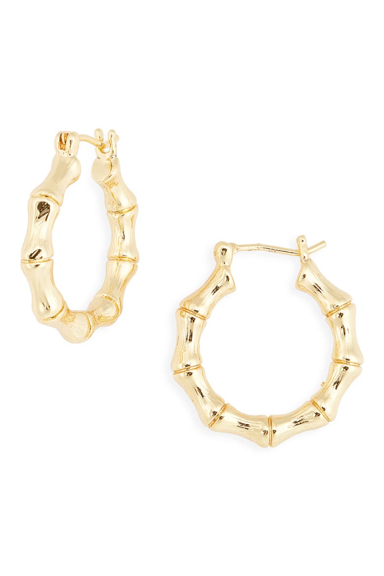 Dominica Hoop Earrings, Main, color, GOLD