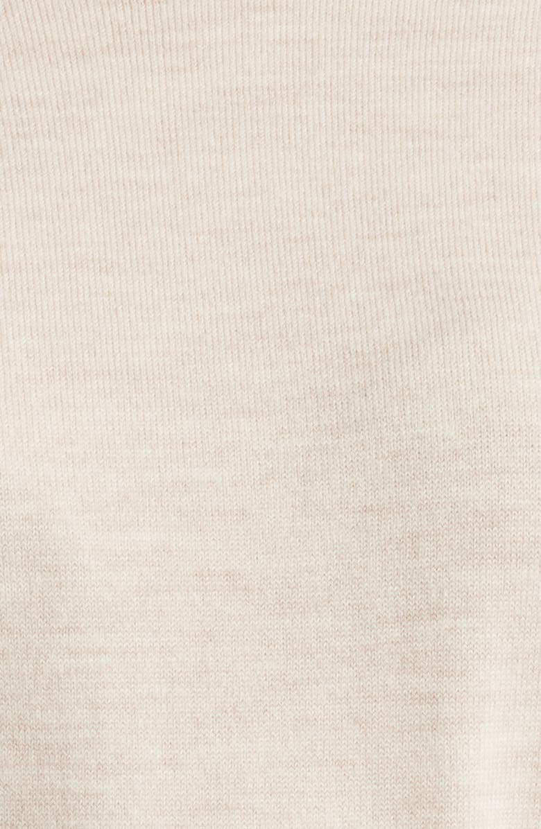 rag & bone Loren Long Sleeve Belted Wool Blend Maxi Sweater Dress, Alternate, color, Ivory