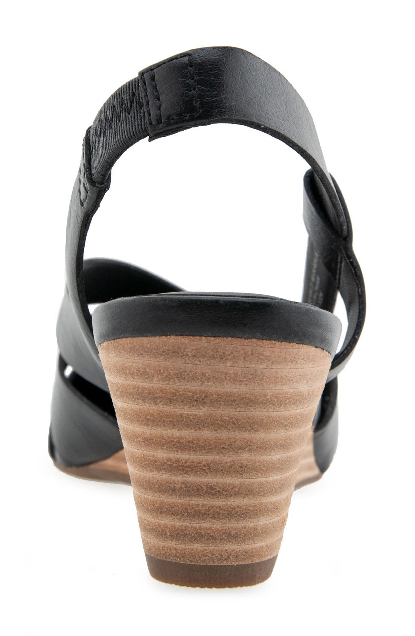 Aerosoles Carmel Slingback Pump, Alternate, color, Black Burnished Leather