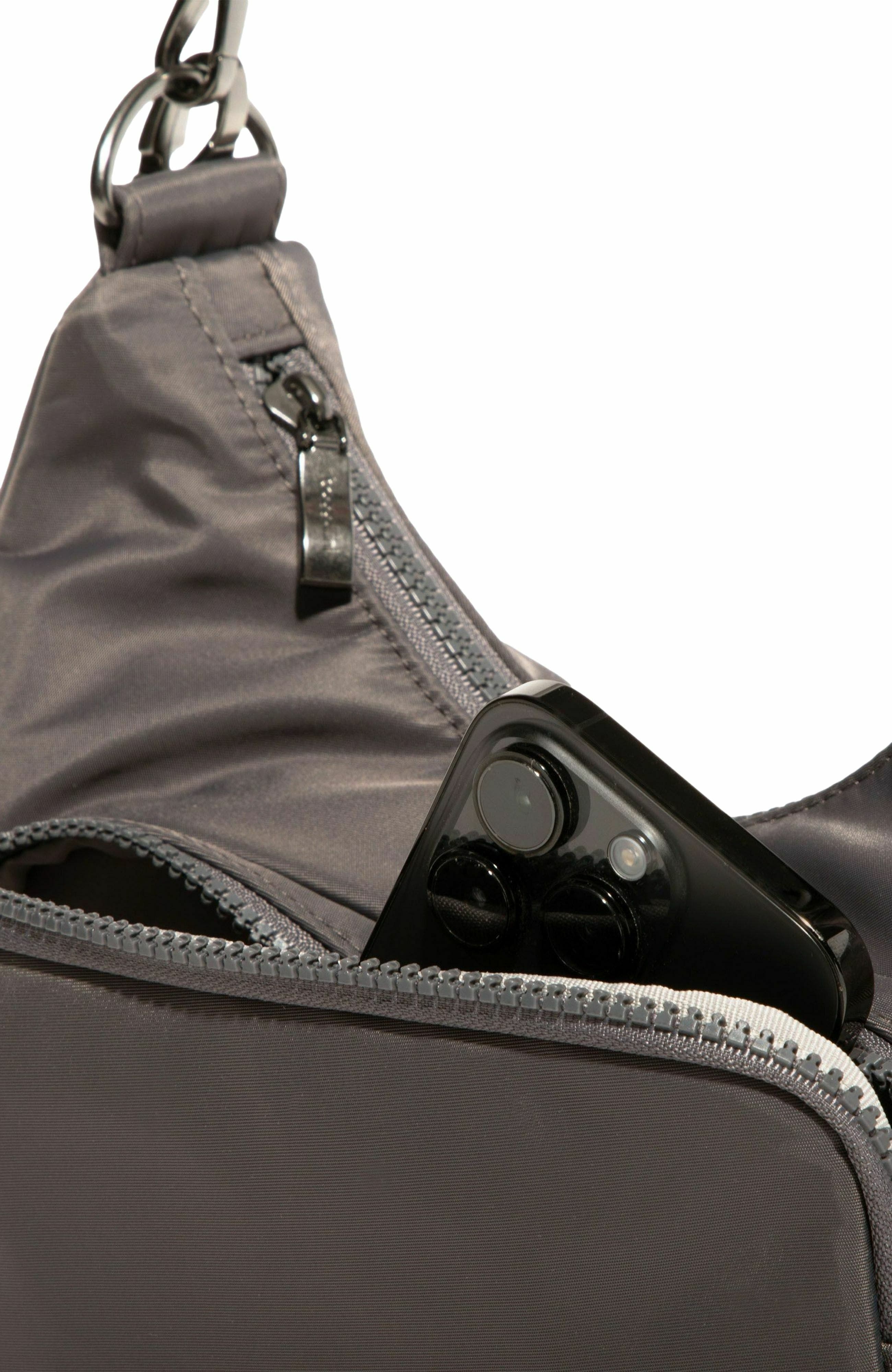 BAGGALLINI Savannah Crossbody Bag, Alternate, color, Smoke Twill