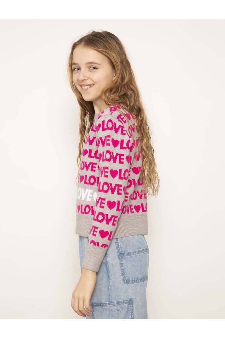 Ava All Over Love Crew, Alternate, color, HEATHER