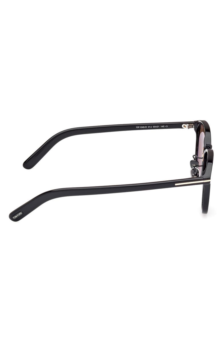 TOM FORD 50mm Square Sunglasses, Alternate, color, 