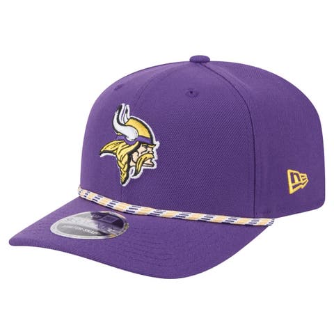 Men's New Era Purple Minnesota Vikings Gameday Multi Rope 9SEVENTY Stretch-Snap Hat