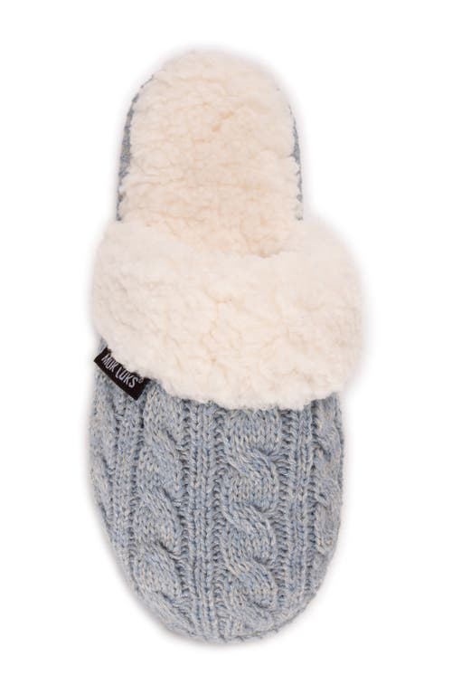 Muk Luks Frida Faux Fur Lined Scuff Slipper