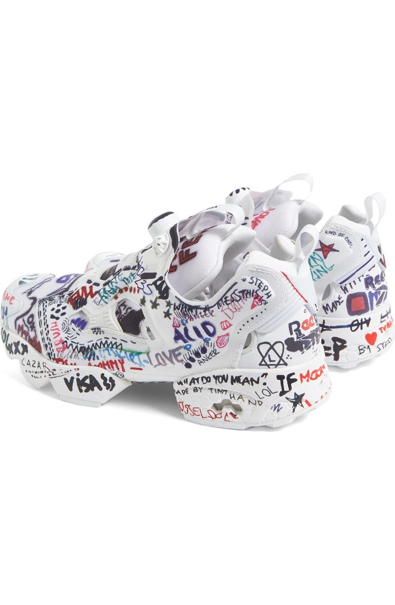 VETEMENTS x Reebok Graffiti Instapump Fury Sneaker, Alternate, color,