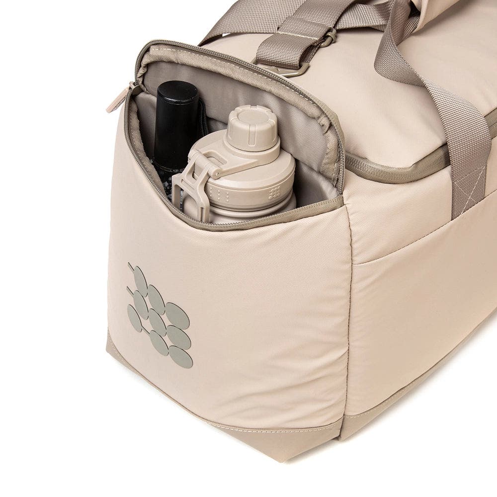 Cubitt Duffle Bag Waterproof Gym & Travel Duffle, Lightweight with Shoe Compartment, Alternate, color, Warm Beige