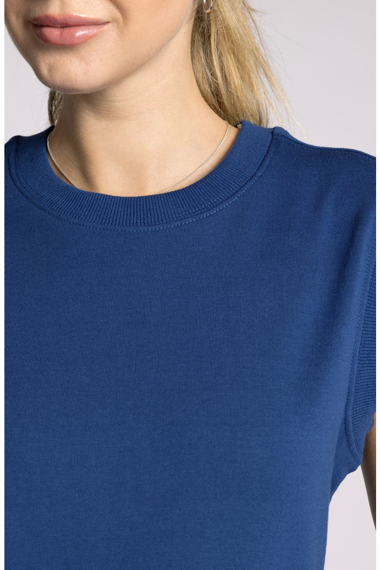 Paulie Sleeveless Knit Top, Alternate, color, NAVY PEONY