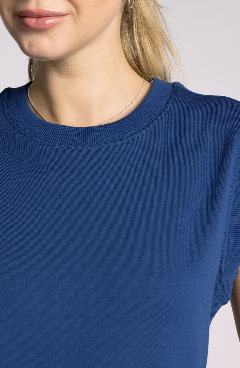 Thread & Supply Paulie Sleeveless Knit Top, Alternate, color, Navy Peony