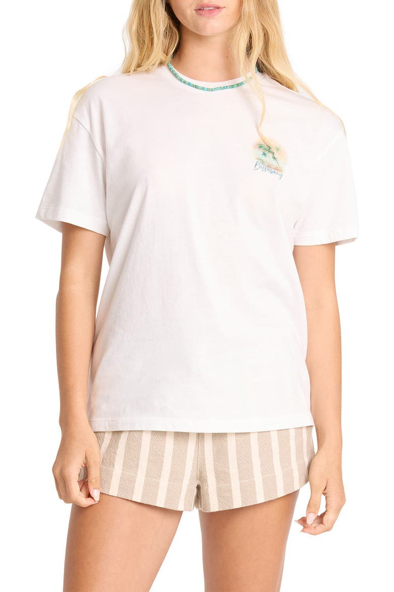 Catching Waves Graphic T-Shirt, Main, color, SALT CRYSTAL