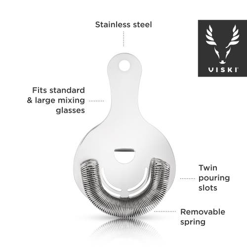 Viski Hawthorne Strainer In Harrison