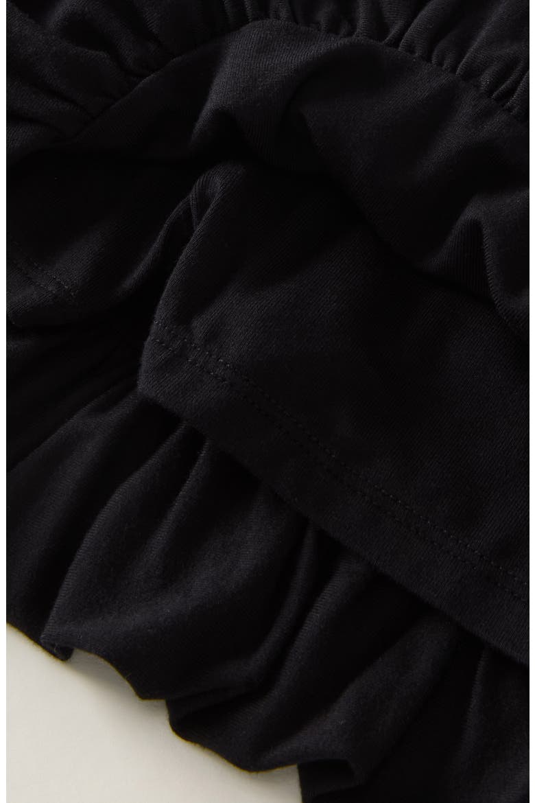 Kids' Knit Bubble Skort, Alternate, color, BLACK