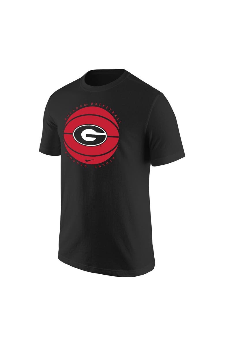 Nike Men's Nike Black Georgia Bulldogs Basketball Logo T-Shirt, Alternate, color, 