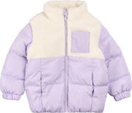 MILES THE LABEL Kids' Mixed Media Puffer Jacket