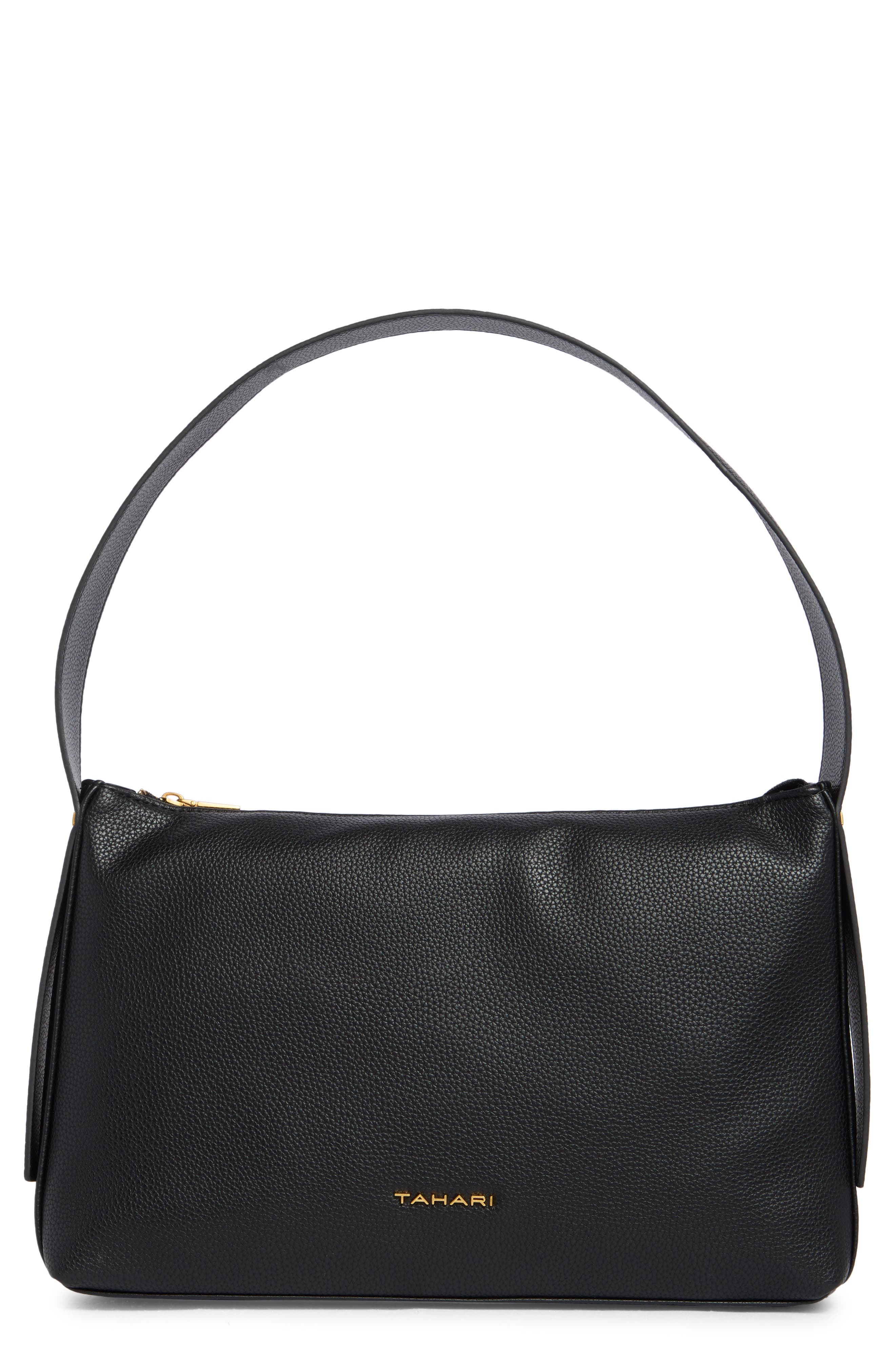T Tahari Pebble Faux Leather Shoulder Bag, Main, color, 