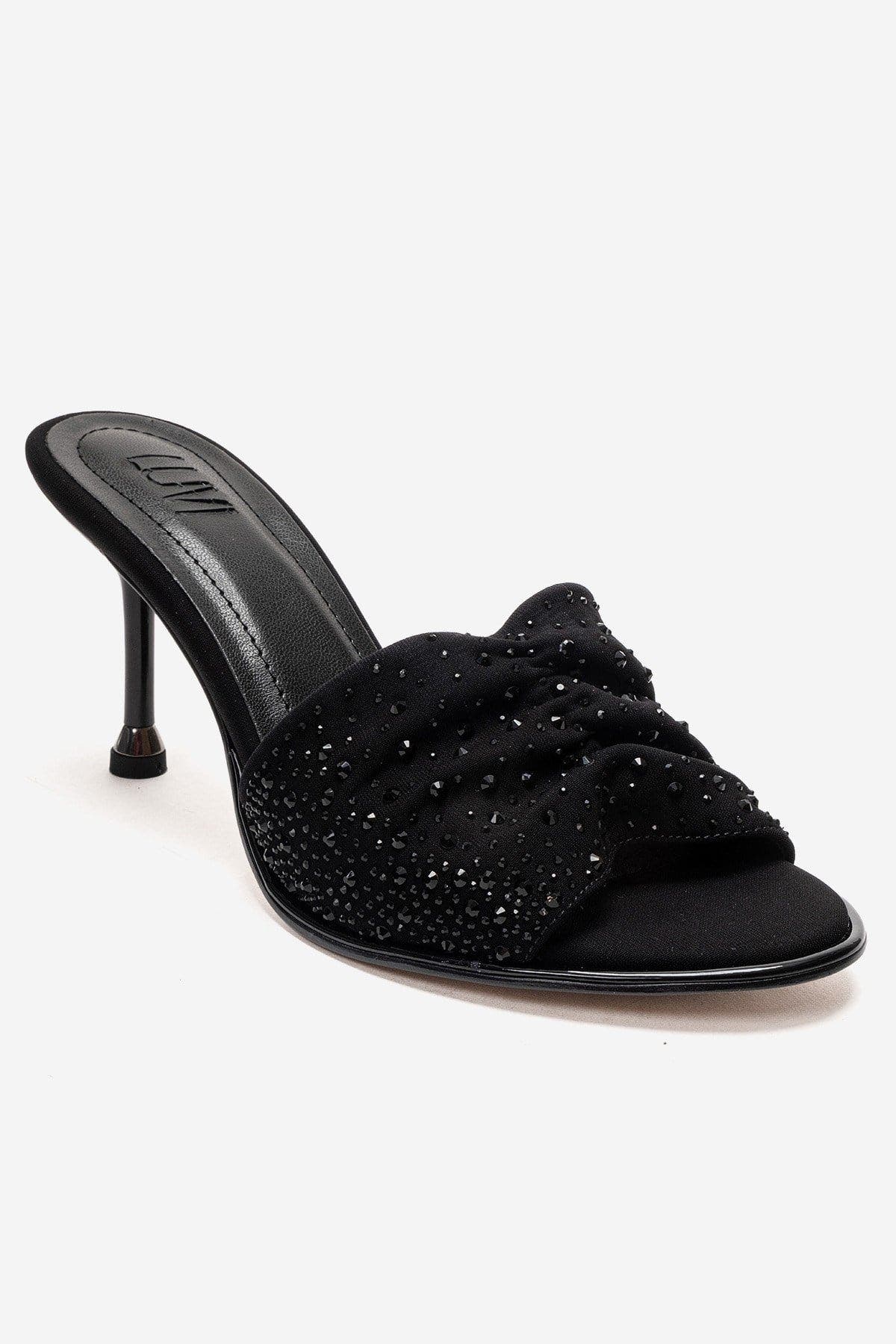 Prologue Shoes Karina Stiletto Mule, Alternate, color, Black