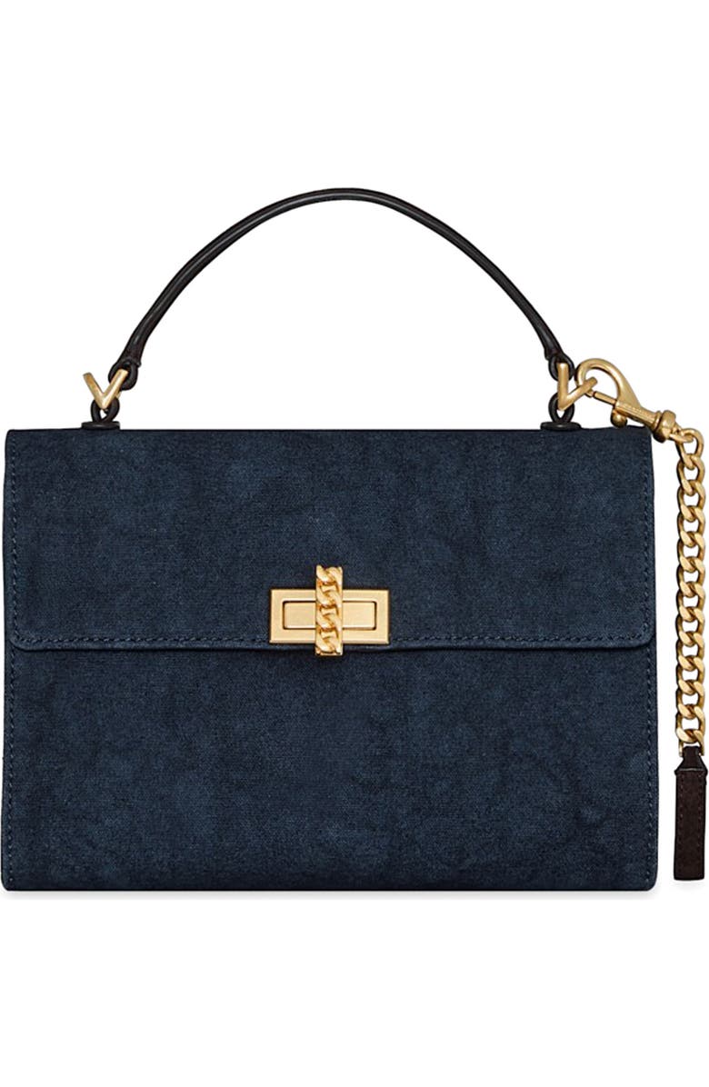 Rebecca Minkoff Frozen Chain Crossbody Bag, Main, color, Denim/ Fondant