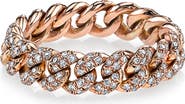 SHAY Essential Link Pavé Diamond Band Ring