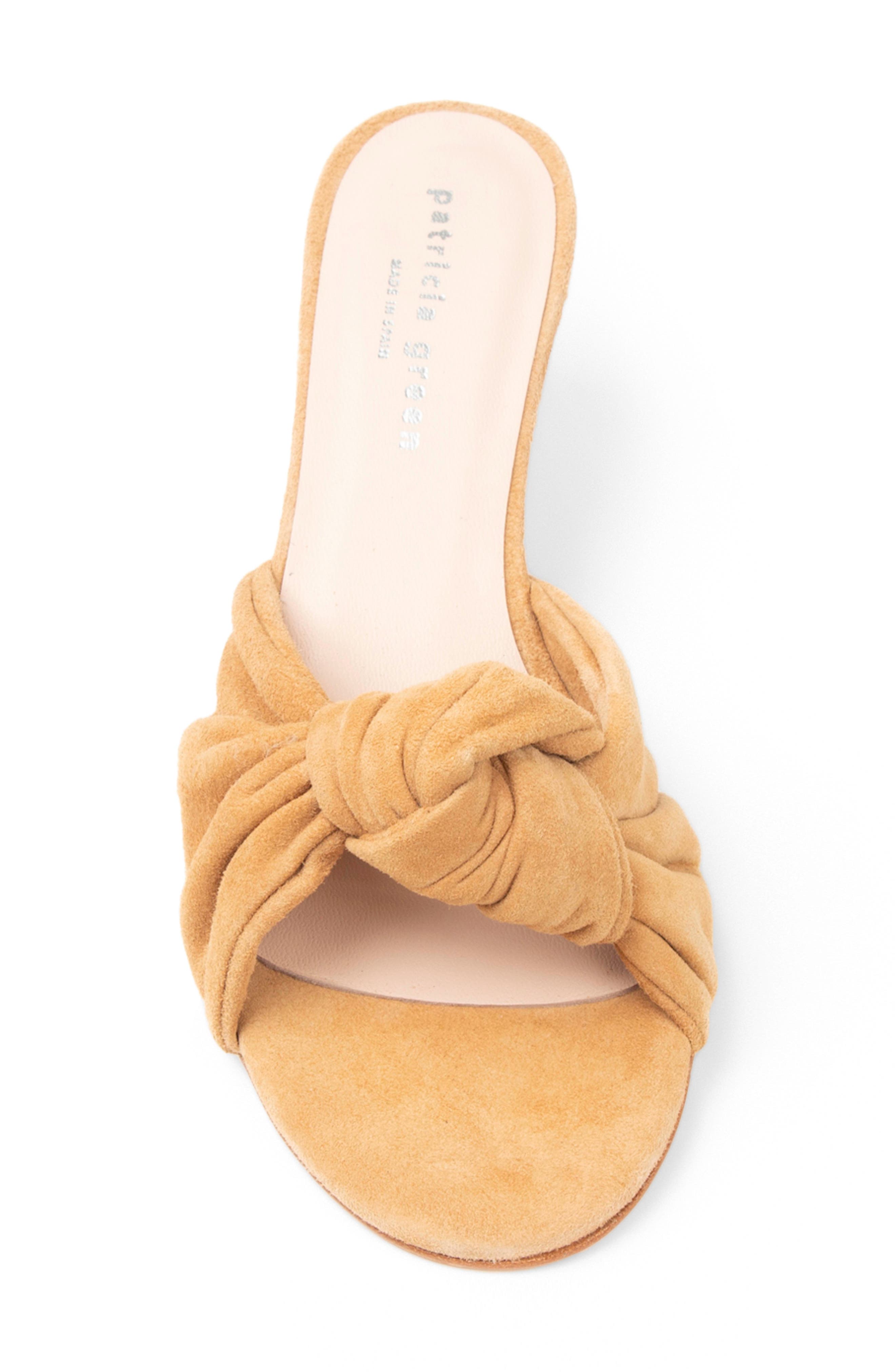 patricia green Savannah Wedge Slide Sandal, Alternate, color, Tan Suede