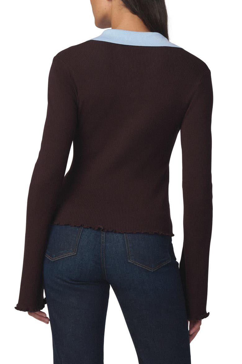 Riley Polo Sweater, Alternate, color, ESPRESSO