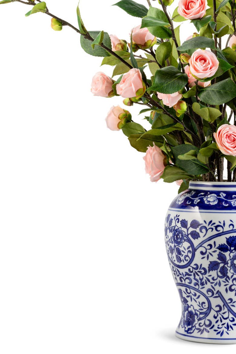 Zyla Rose Branch Arrangement, Alternate, color, Pink