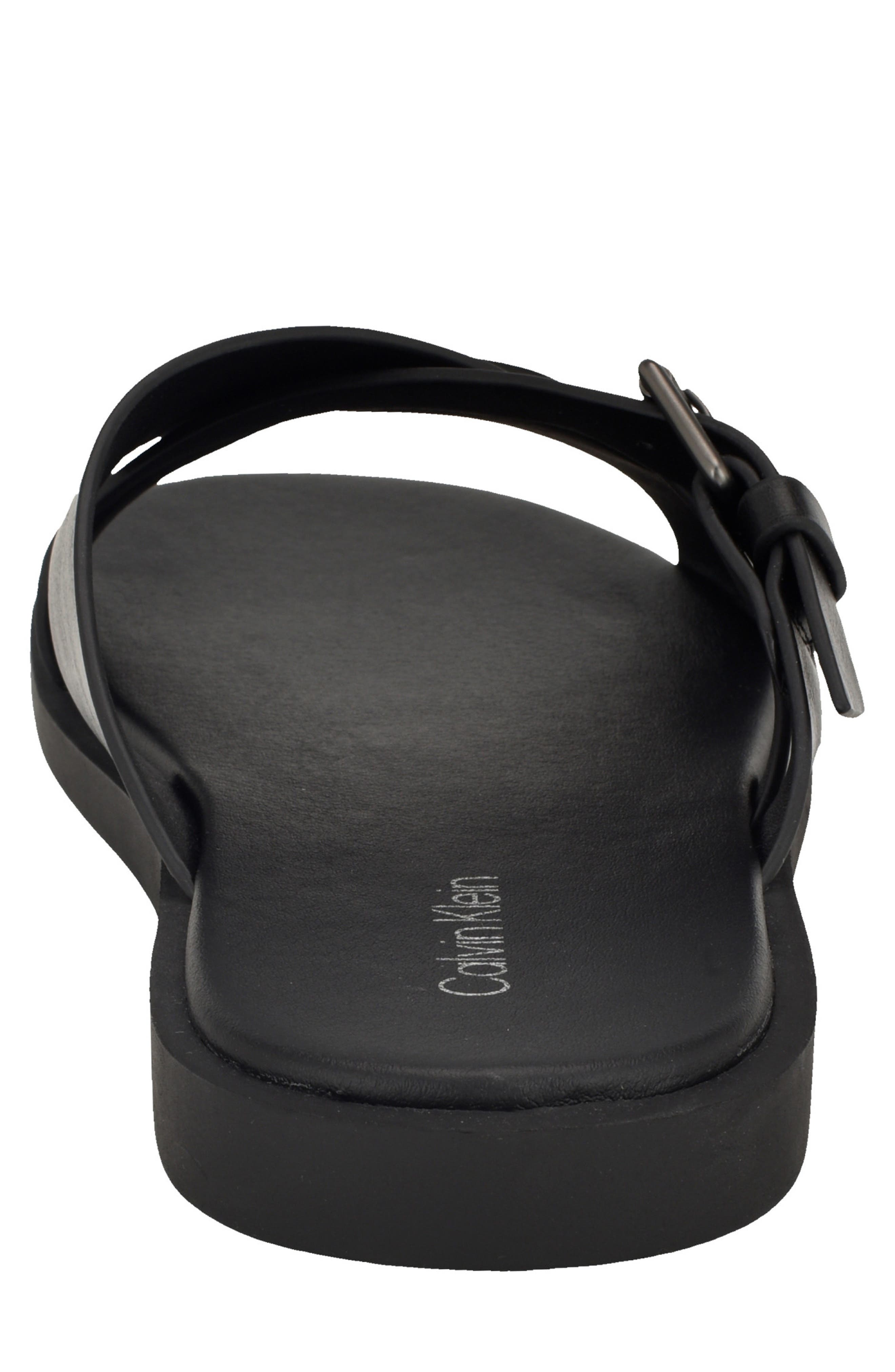 Calvin Klein Elon Slide Sandal, Alternate, color, Black