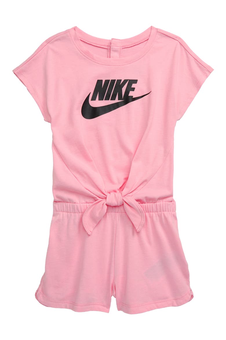 Futura Tie Romper, Main, color, PINK