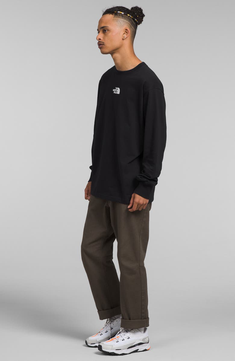 The North Face Relaxed Long Sleeve Heavyweight Cotton T-Shirt, Alternate, color, 