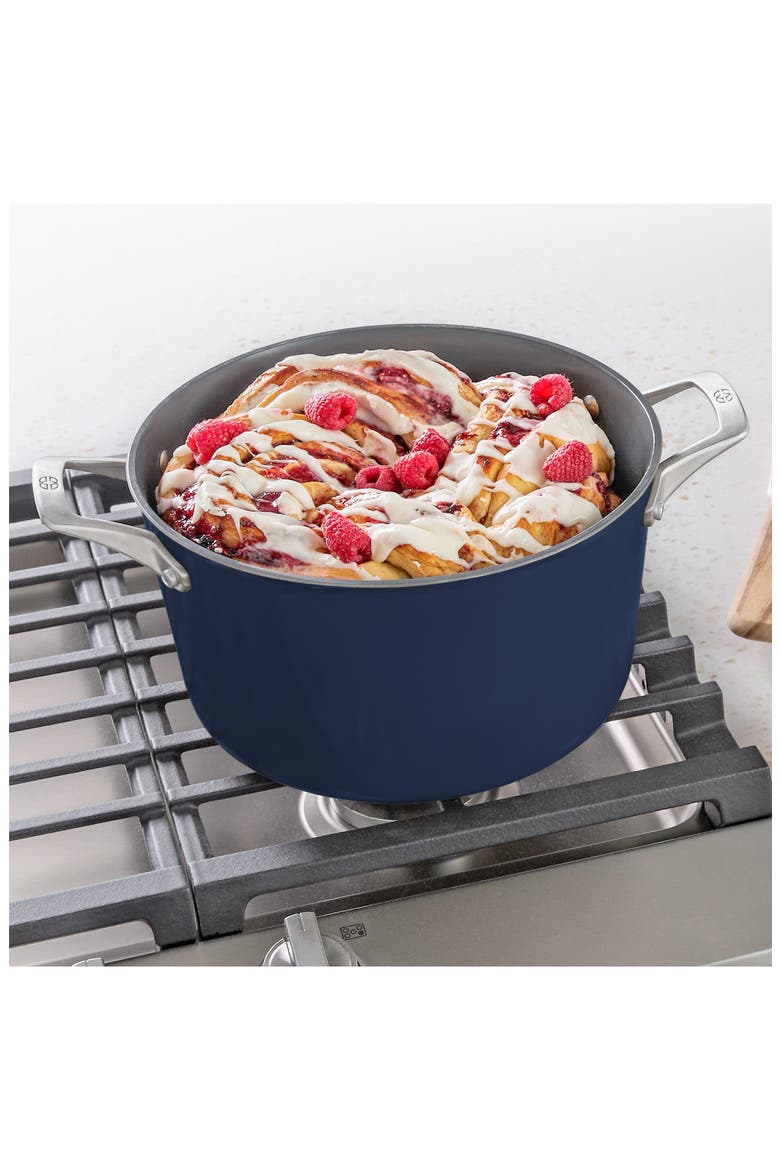 Premier Ceramic Nonstick 7-Quart Dutch Oven with Lid, Alternate, color, BLUE
