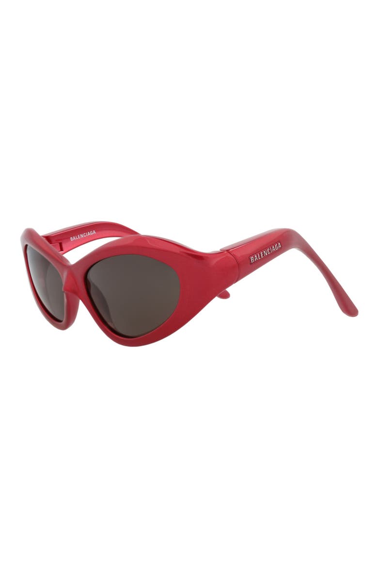 60mm Square Sunglasses, Alternate, color, FUCHSIA FUCHSIA GREY