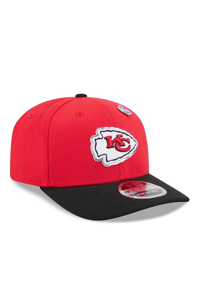 New Era Men's New Era  Red/Black Kansas City Chiefs 2026 NFL Draft 9SEVENTY Adjustable Hat, Alternate, color, Red