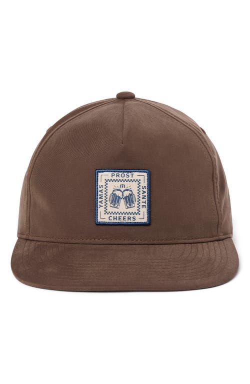 Travismathew Cheers Snapback Baseball Cap In Brown