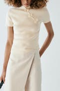MANGO Asymmetric Neck Sweater