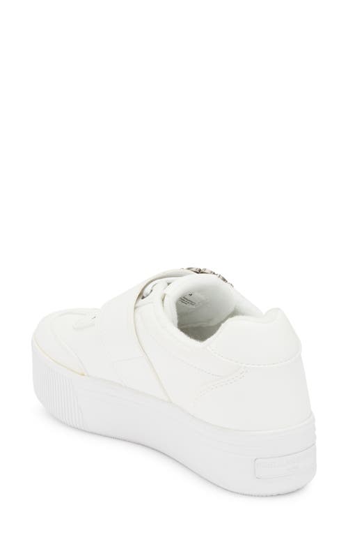 Karl Lagerfeld Paris Vy Lace-up Sneaker In White