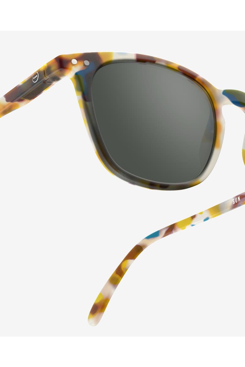 #E 49mm Trapeze Reading Sunglasses, Alternate, color, Blue Tortoise