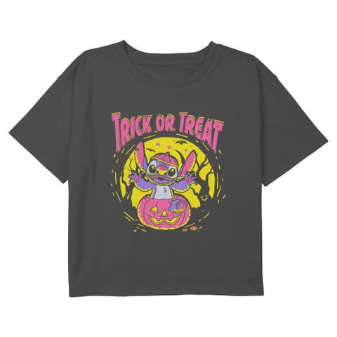 Girls Lilo & Stitch Halloween Trick Or Treat T Shirt