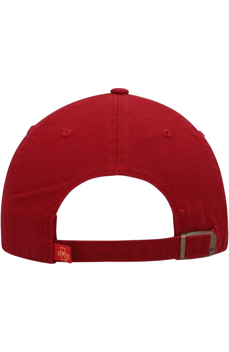 '47 Men's '47 Cardinal Iowa State Cyclones Clean Up Adjustable Hat, Alternate, color, 