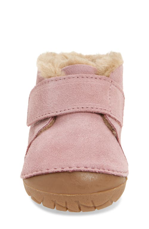 Old Soles Shloofy Faux Shearling Boot In Pink