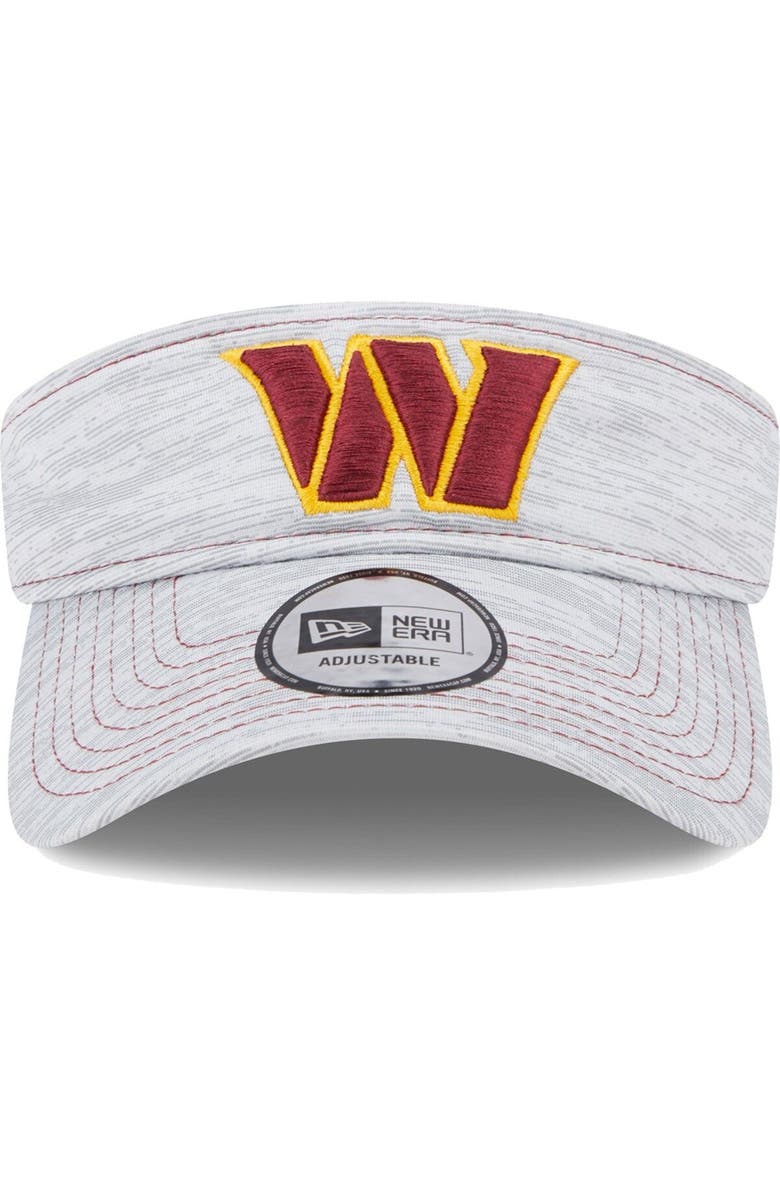 New Era Men's New Era Gray Washington Commanders Adjustable Visor, Alternate, color, 