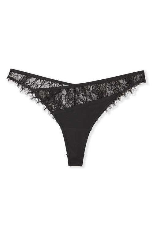 Etam Mysterieuse Strappy Tanga In Black