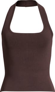 Open Edit Halter Top Sweater