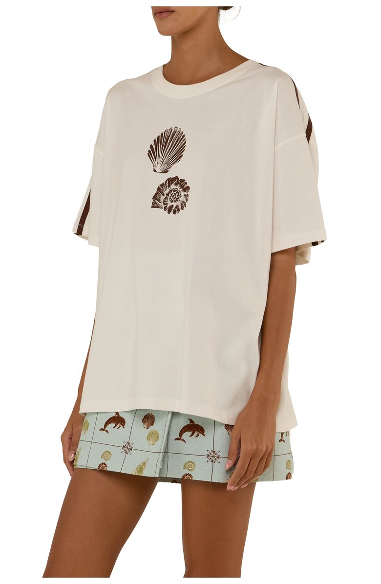 Palm Noosa Seashell T-Shirt, Alternate, color, Seashell Tile