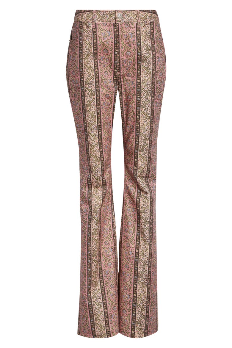 Pepper Paisley Bootcut Jeans, Alternate, color, AMOUR PINK MULTI