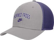 Nike Men's Nike Pewter TCU Horned Frogs Vintage Arch Rise Performance Trucker Adjustable Hat