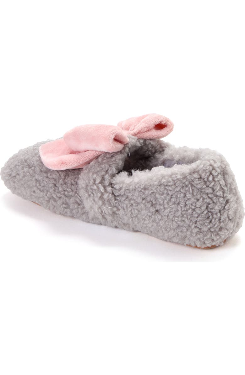 DEARFOAMS Maryanne Luxe Teddy Maryjane, Alternate, color, Grey