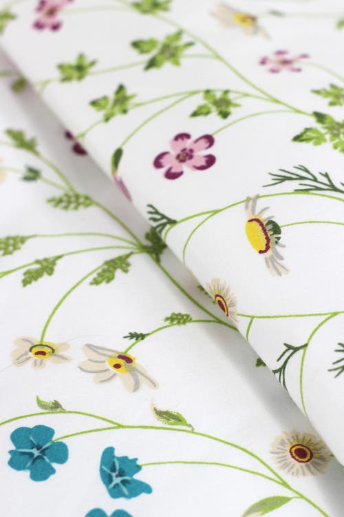 Melange Home 400 Thread Count 3-piece Cotton Wildflower Duvet Set In Multi
