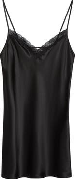 Etam Milky Lace Trim Washable Silk Camisole