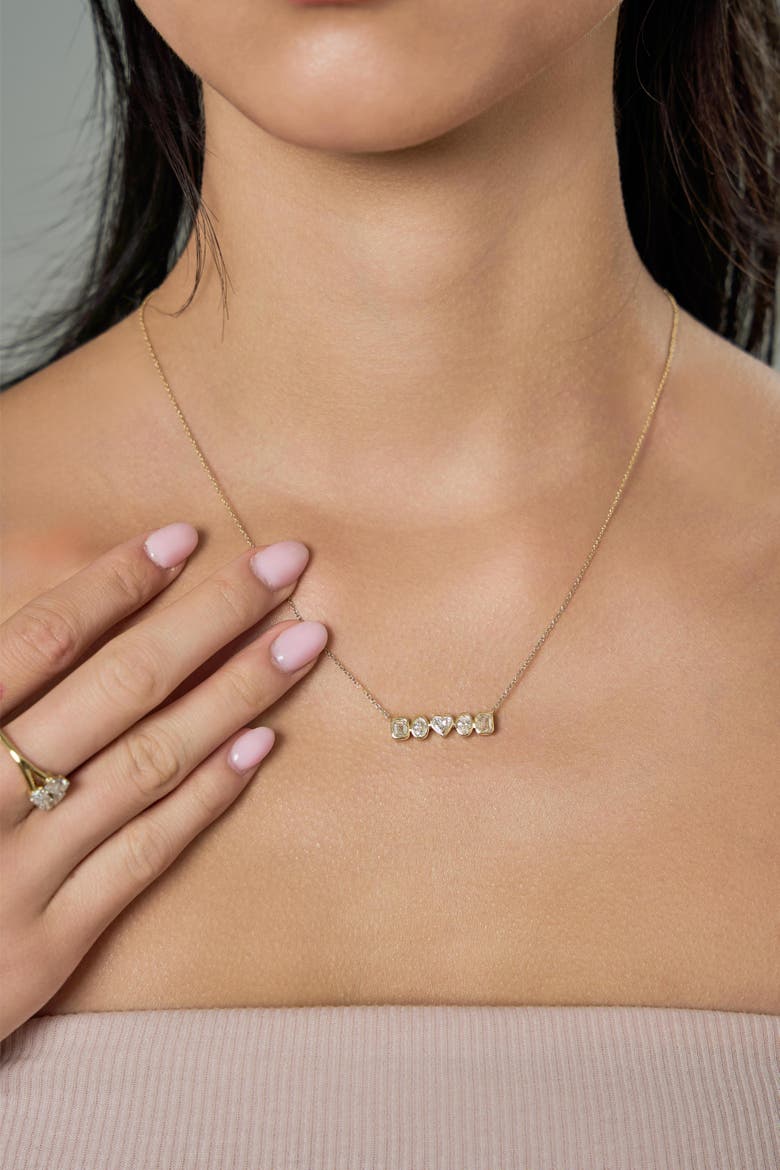 Cassira 14K Gold Lab Grown Diamond Necklace - 1.5 Ct, Alternate, color, 14K Yellow Gold