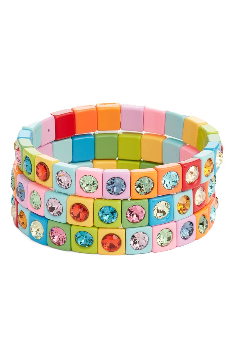 ROXANNE ASSOULIN Set of 3 The Spectacular Stack Bracelets, Main, color, 