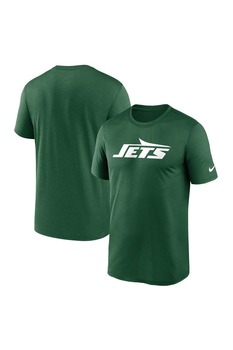 Men's Nike Green New York Jets Primetime Legend Wordmark Performance T-Shirt, Main, color, Green