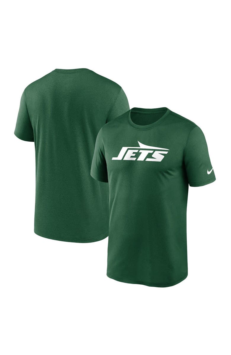 Nike Men's Nike Green New York Jets Primetime Legend Wordmark Performance T-Shirt, Main, color, Green